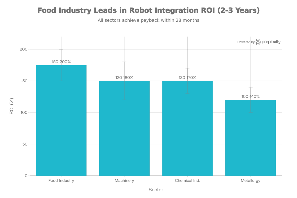 Изображение для публикации - Экономическая эффективность роботизации по отраслям промышленности