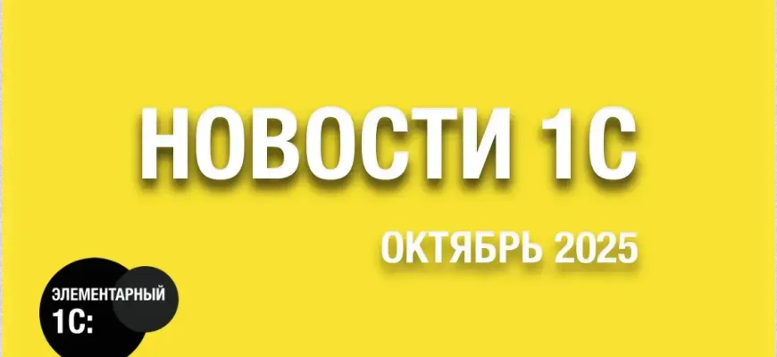Изображение публикации - Новости 1С за октябрь 2025